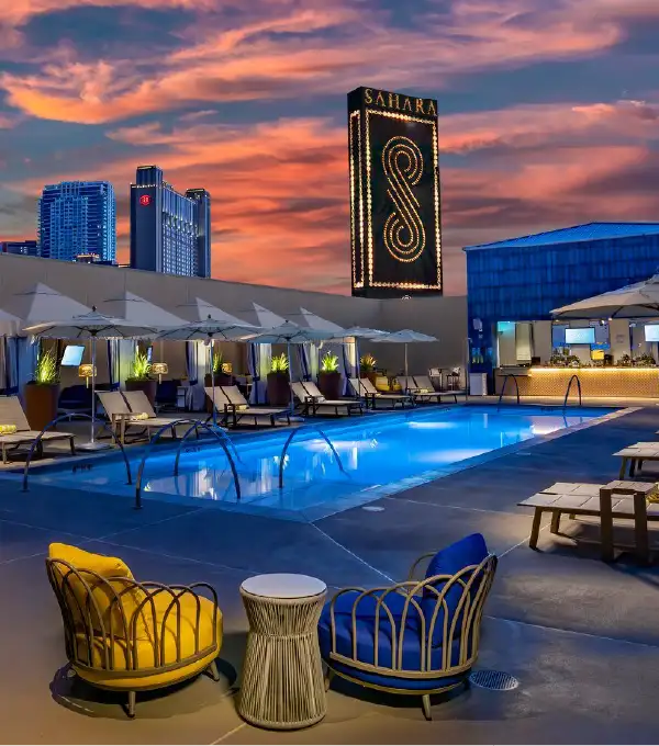 The pool at Sahara, Las Vegas