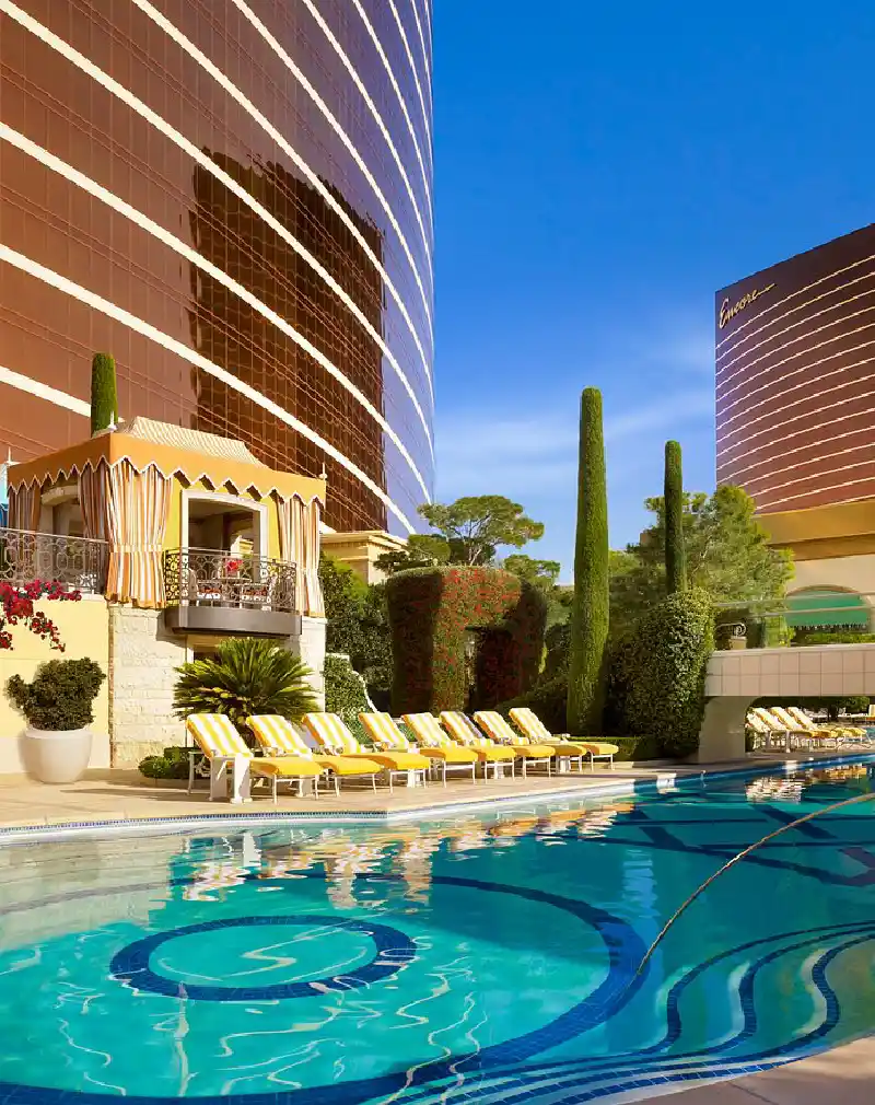 Outdoor pool at Wynn, Las Vegas
