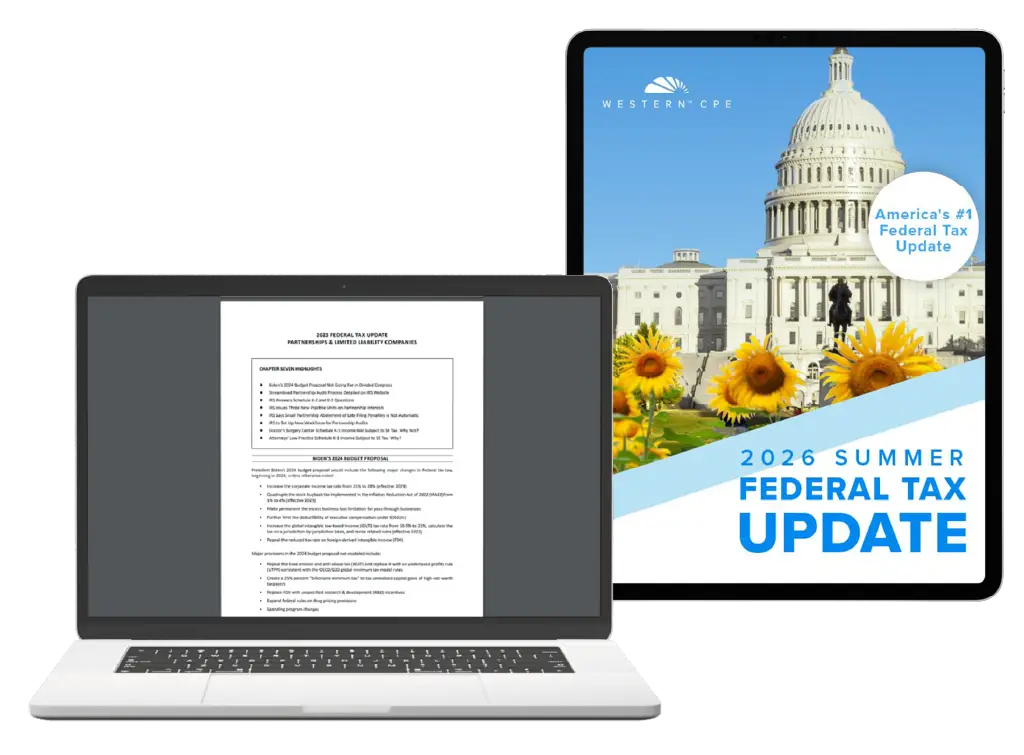 2026 Summer Federal Tax Update self study